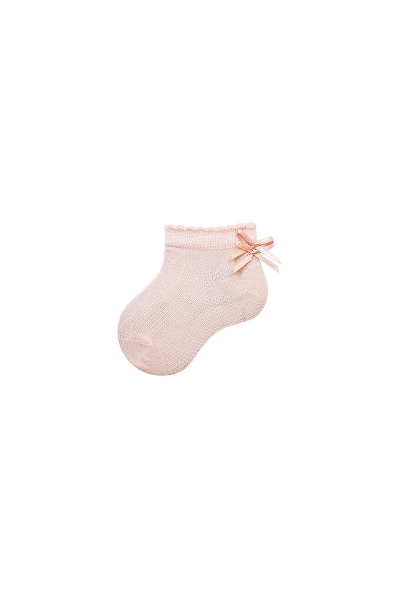 BROSS BABY GIRLS BOOTIES WITH LACE ACCESSORY ASORTY