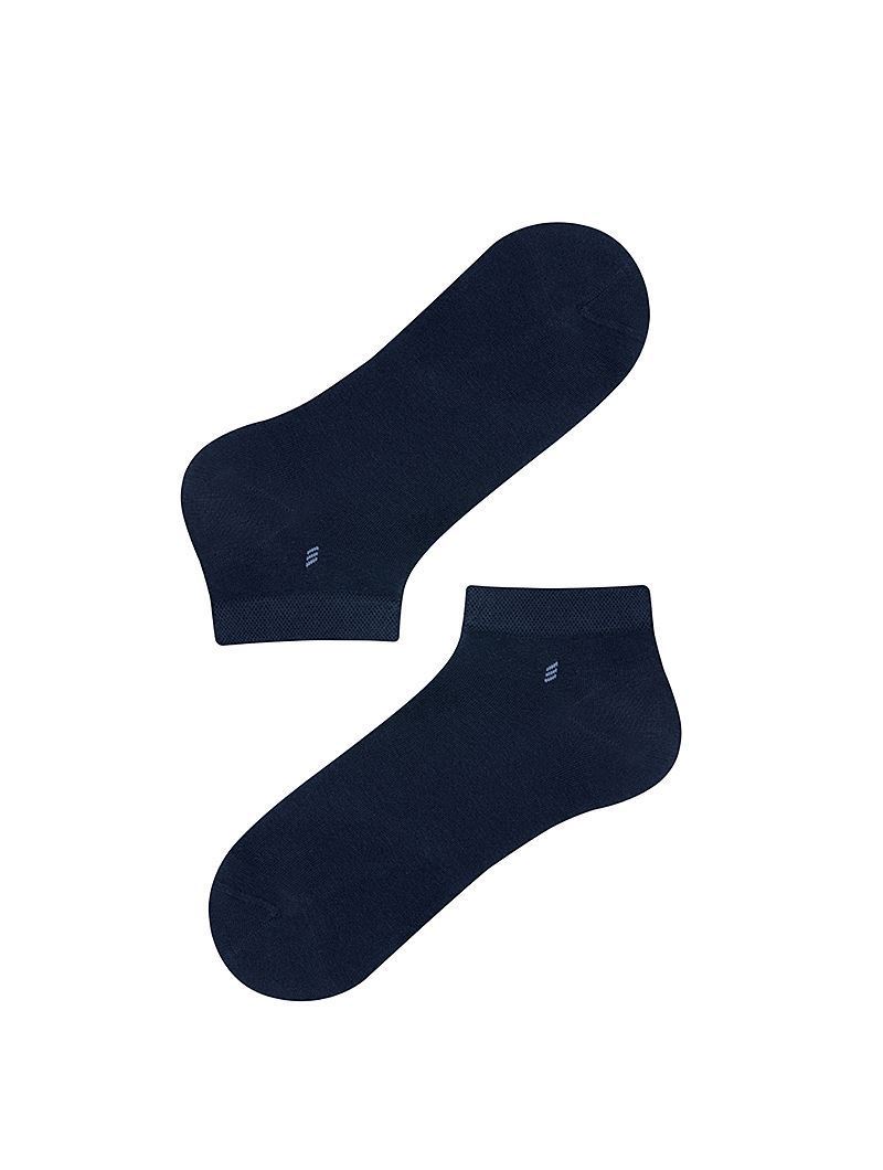 BROSS SUMMER PATTERNED OF STOCKING MEN S BOOTIES NAVY BLUE