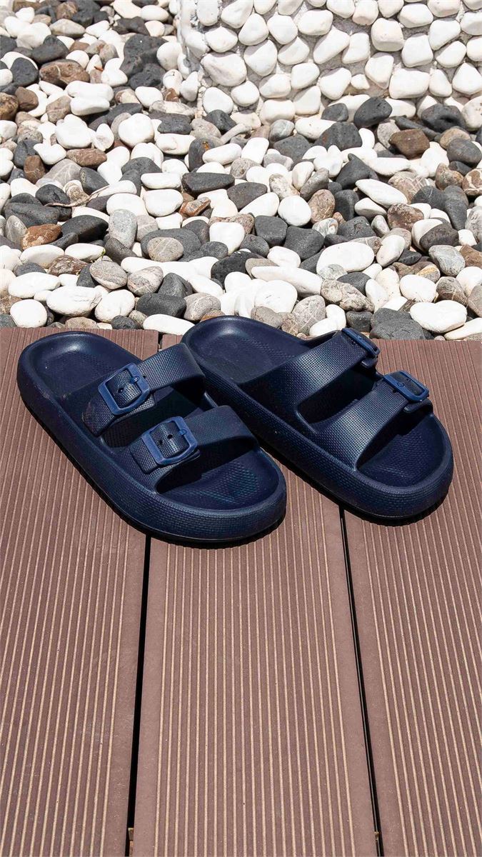 BROSS
 WOMEN SLIPPER NAVY BLUE