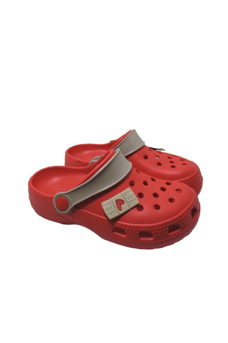 BROSS KIDS SLIPPER RED